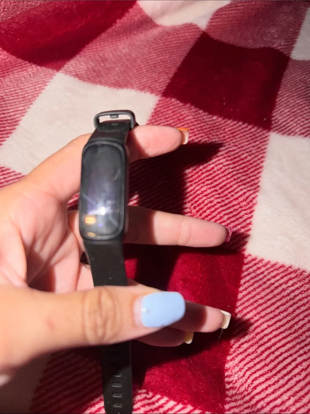 Black Smart Fitness Tracker with OLED Display Fitbit inspired 3
